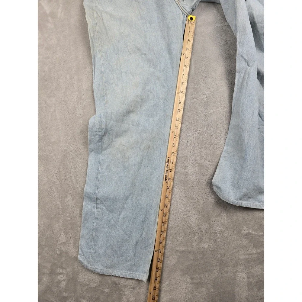 Vintage Levi's 501 Button Fly Jeans Mens 36x32 Fit 34x31 Blue Made In USA 80s